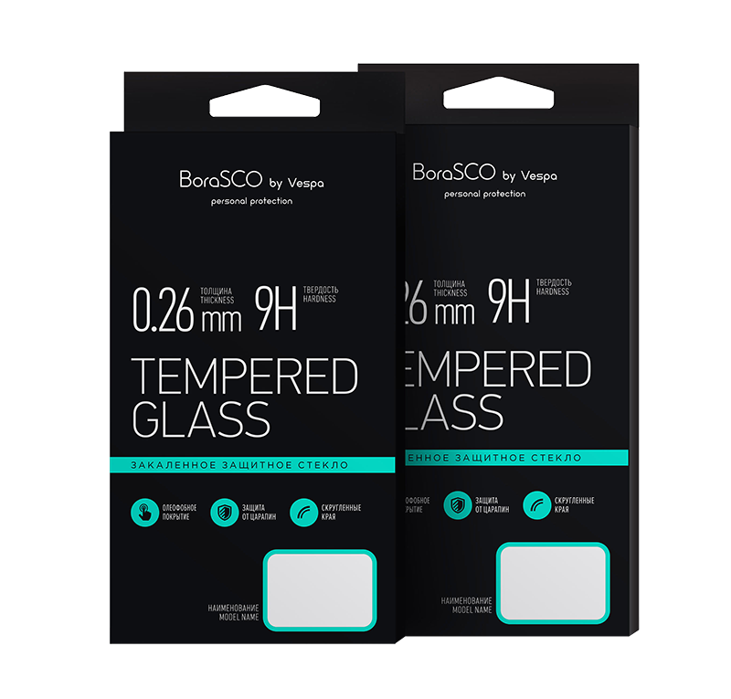 Защитное стекло BoraSCO Full Cover+Full Glue для Xiaomi Mi 8 Lite Black