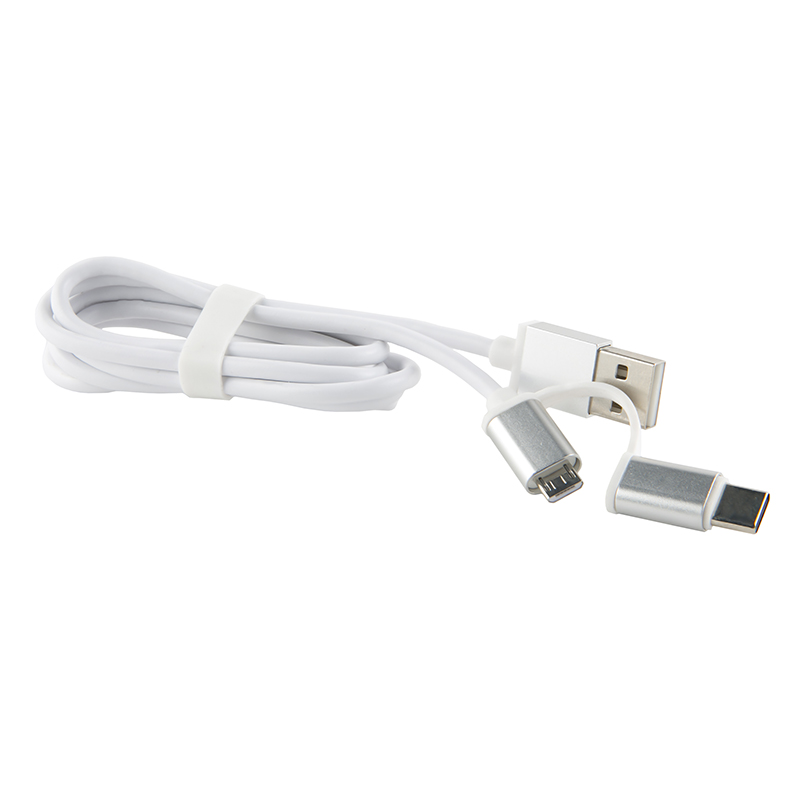 Кабель Red Line USB - micro USB+Type-C White