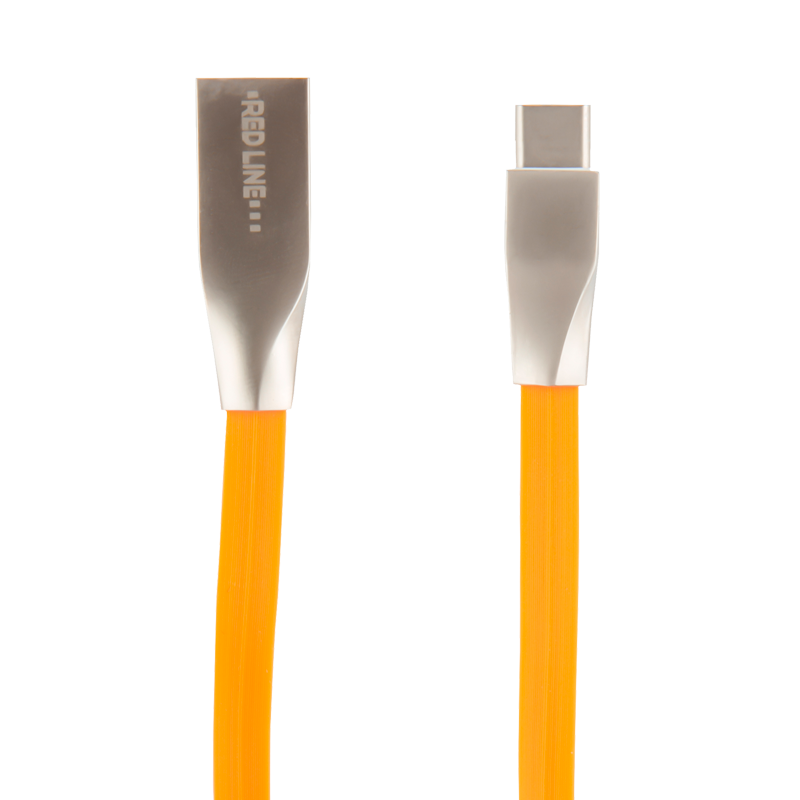 Дата-кабель Red Line SMART HIGH SPEED USB - Type-C, оранжевый