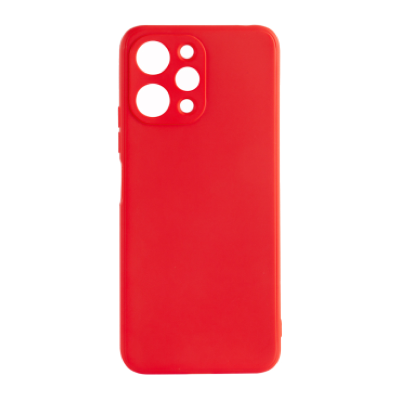 Чехол Red Line iBox Crystal для Xiaomi Redmi 12 с защитой камеры (красный)