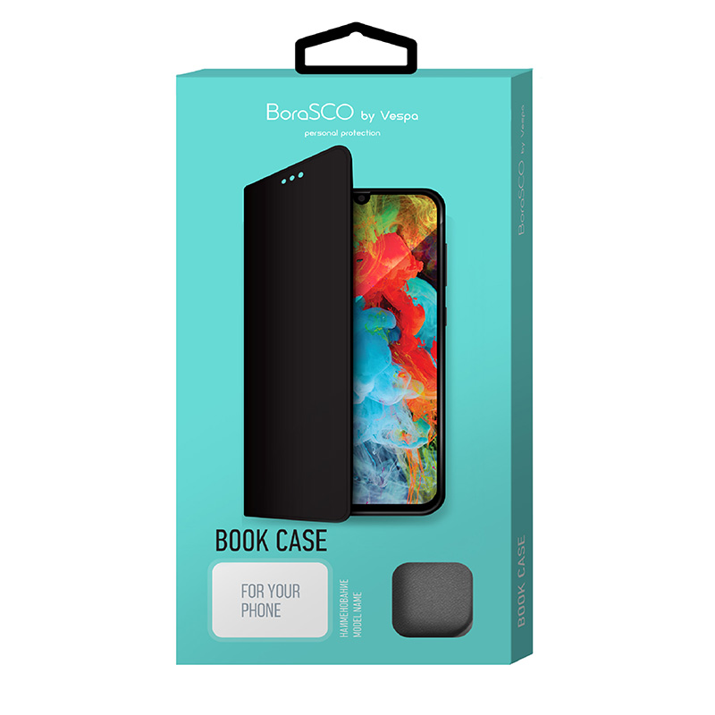 BorBook Case для Xiaomi Redmi Note 8T (черный)