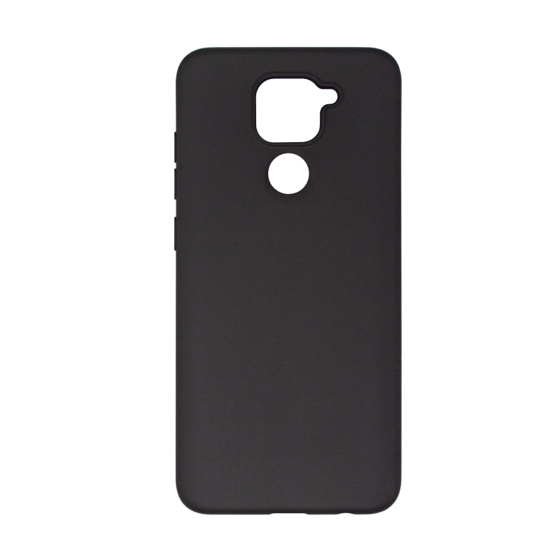 Rubber TPU Hard для Xiaomi Redmi Note 9 (черный)