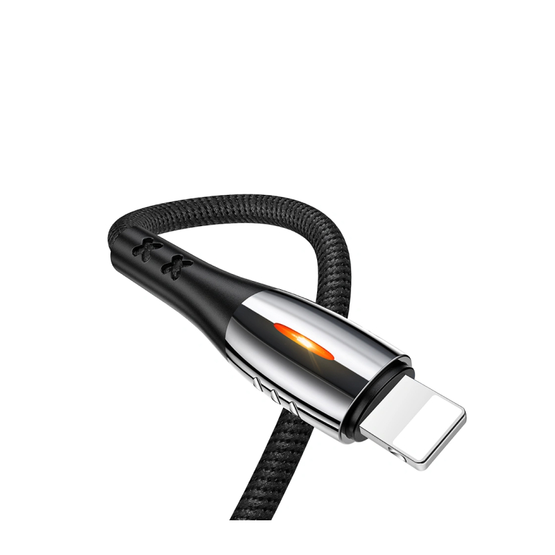 USB/8 pin Apple SJ344 Smart Power off (черный)