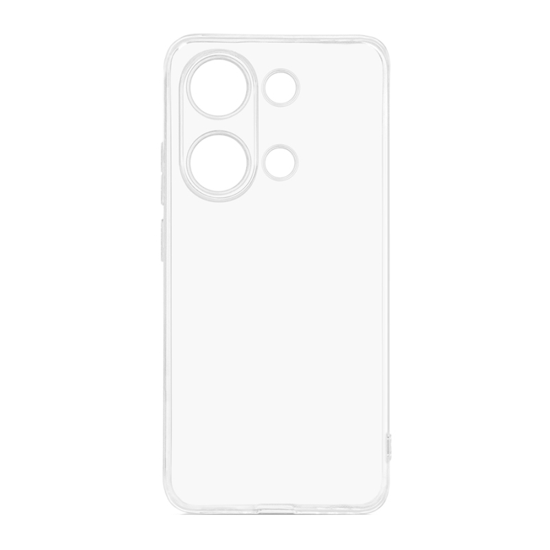 цена Чехол DF poCase-21 Redmi Note 13 Pro 4G силиконовый (прозрачный)