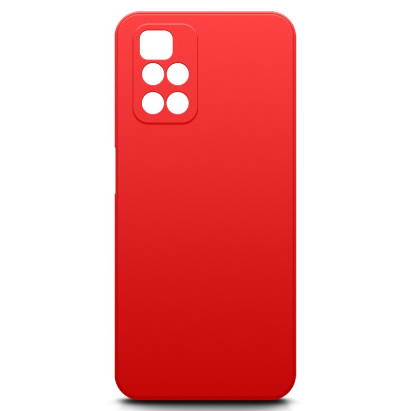 Чехол BoraSCO Microfiber Case для Xiaomi Redmi 10 (красный)