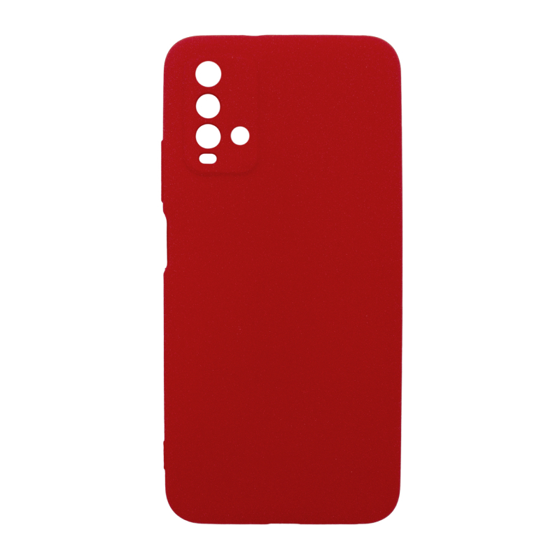 Чехол NewLevel Fluff TPU Hard для Xiaomi Redmi 9T (красный) Fluff TPU Hard для Xiaomi Redmi 9T (красный) - фото 1