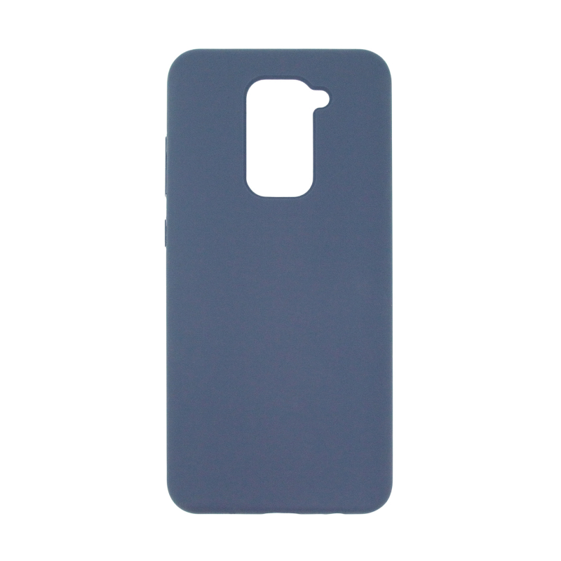 Liquid Silicone Hard для Xiaomi Redmi Note 9 (синий)