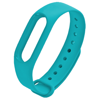 Силиконовый ремешок для Xiaomi Mi Band 2 Бирюзовый Силиконовый ремешок для Xiaomi Mi Band 2 Бирюзовый