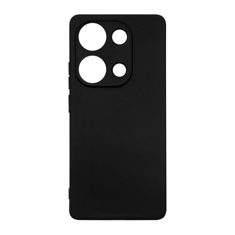 Чехол DF poCase-20 Redmi Note 13 Pro 4G силиконовый (черный) цена и фото