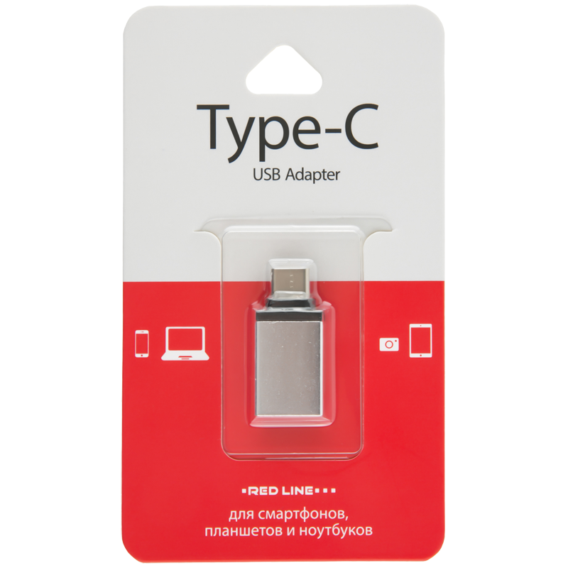 

Адаптер-переходник Red Line, OTG Type-C - USB 3.0