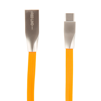 Дата-кабель Red Line SMART HIGH SPEED USB - Type-C, оранжевый Дата-кабель Red Line SMART HIGH SPEED USB - Type-C, оранжевый