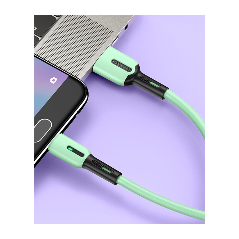 Дата-кабель Usams USB/micro USB SJ432 (мятный) USB/micro USB SJ432 (мятный) - фото 6
