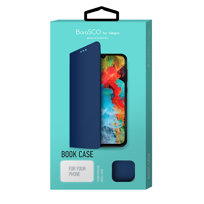 Book Case для Xiaomi Redmi 9 (синий)