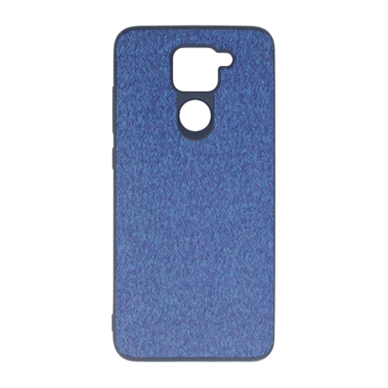 Kanvas jeans PU Hard для Xiaomi Redmi Note 9 (синий)