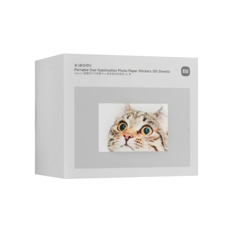 Xiaomi Portable Dye-Sublimation Photo Paper Stickers (50 листов)