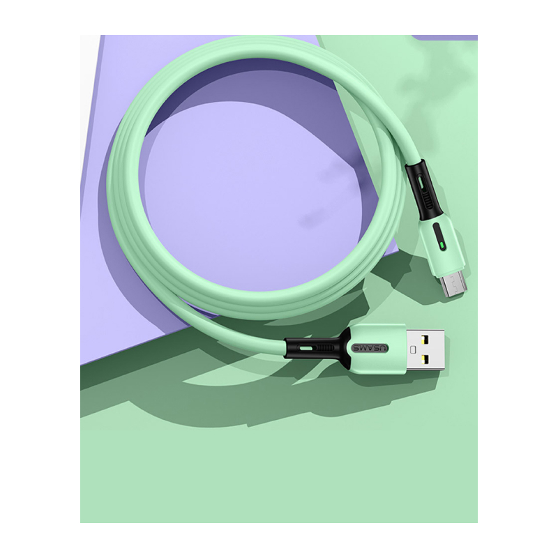 Дата-кабель Usams USB/micro USB SJ432 (мятный) USB/micro USB SJ432 (мятный) - фото 4