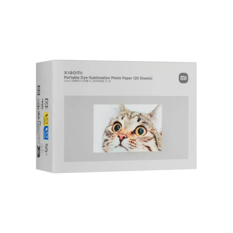 Xiaomi Portable Dye-Sublimation Photo Paper (20 листов)