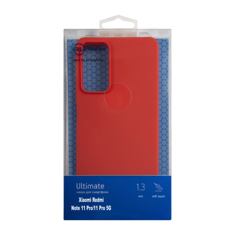 Чехол Red Line Ultimate для Redmi Note 11 Pro/11 Pro 5G (красный) Ultimate для Redmi Note 11 Pro/11 Pro 5G (красный) - фото 4