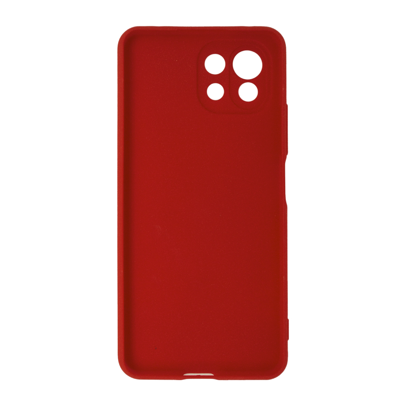Чехол NewLevel Fluff TPU Hard для Xiaomi Mi 11 Lite (красный) Fluff TPU Hard для Xiaomi Mi 11 Lite (красный) - фото 2