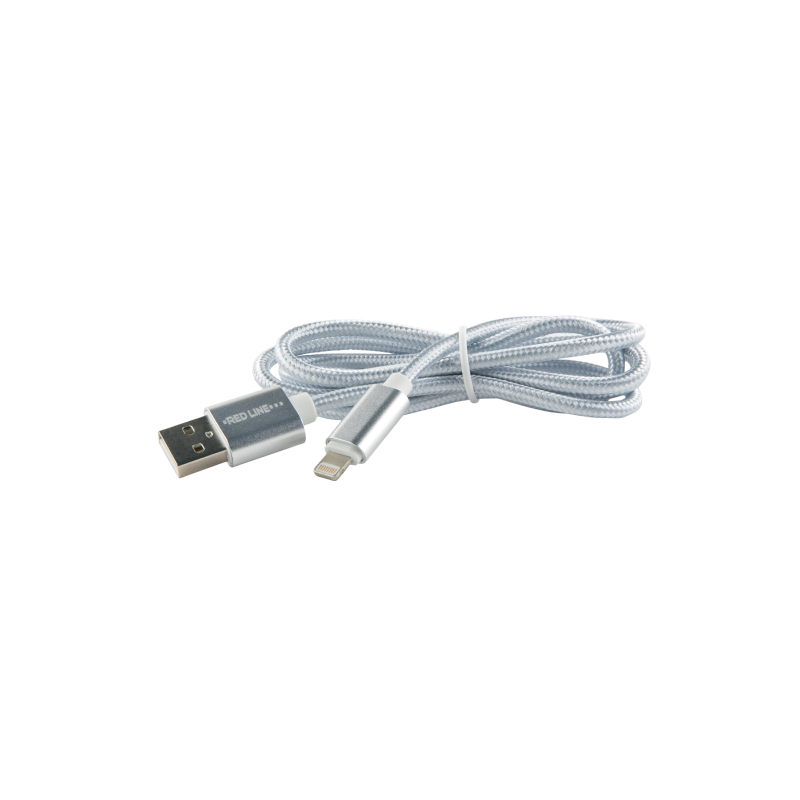 USB - Lightning 1.0 m (серебристый)
