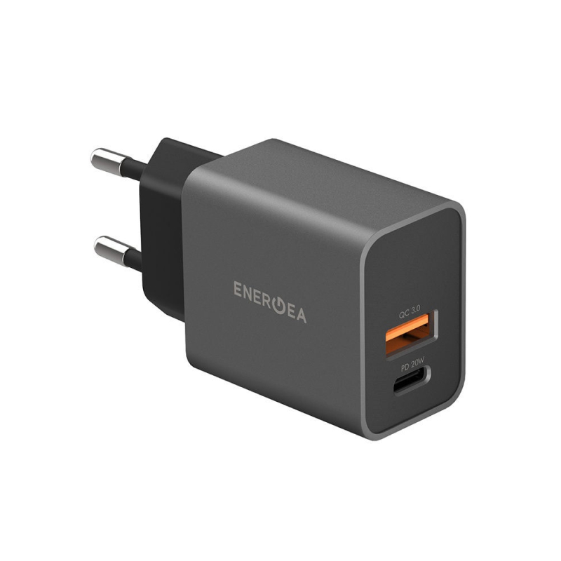 Зарядное устройство EnergEA Ampcharge USB QC3.0 20W (черный)