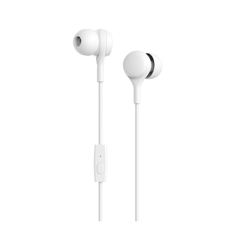 Olmio Olmio "Budz" 3,5mm, с микрофоном белые 