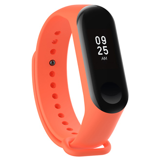 Силиконовый ремешок для Xiaomi Mi Band 3 Borasco Orange Силиконовый ремешок для Xiaomi Mi Band 3 Borasco Orange