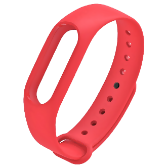 Силиконовый ремешок для Xiaomi Mi Band 2 красный Силиконовый ремешок для Xiaomi Mi Band 2 красный