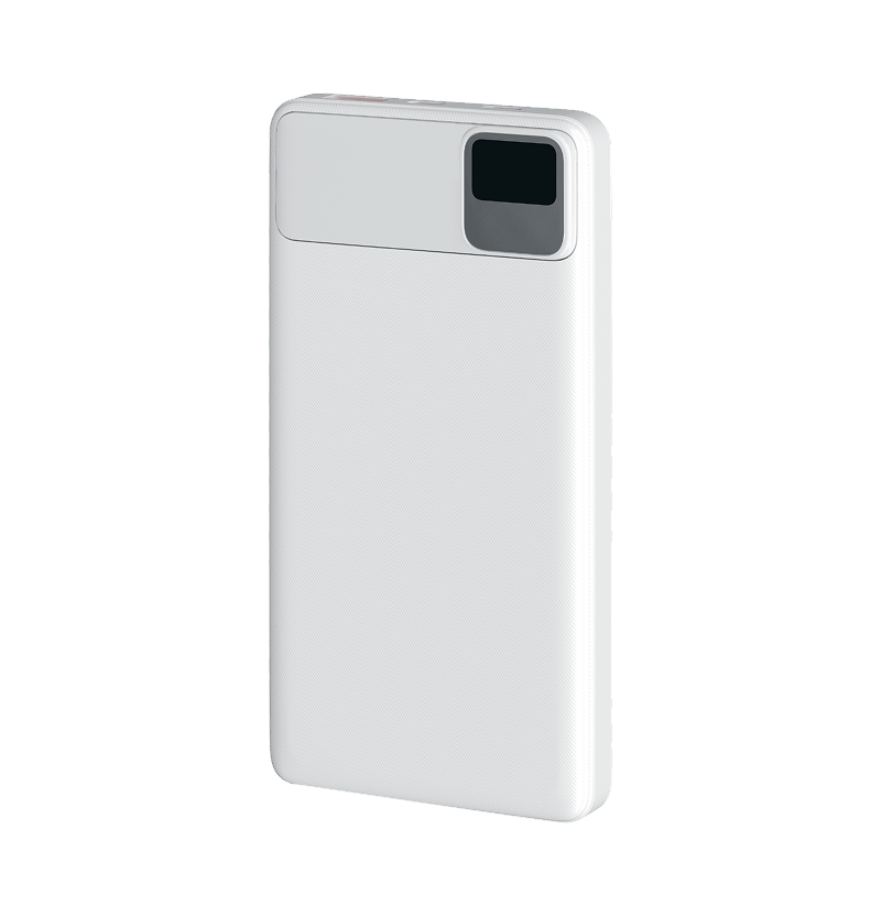 Red Line RP-86,10000 mAh, PD+QC, с дисплеем, белый