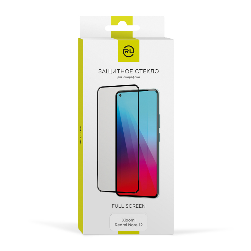 Защитное стекло Red Line Full Screen tempered glass FULL GLUE Protect для Redmi Note 12 (4G) (антишпион) (черная рамка) Full Screen tempered glass FULL GLUE Protect для Redmi Note 12 (4G) (антишпион) (черная рамка) - фото 3