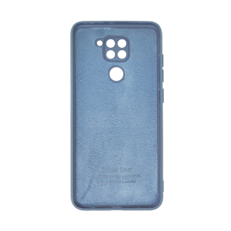 Microfiber Case для Xiaomi Redmi Note 9 (синий) фото 2
