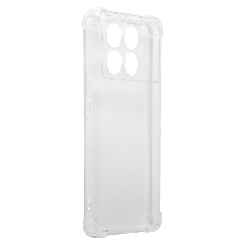 Чехол Barn&Hollis B&H для Xiaomi Poco X6 Pro 5G силиконовый, прозрачный с усиленными углами чехол силиконовый для xiaomi poco x4 pro 5g ультратонкий прозрачный