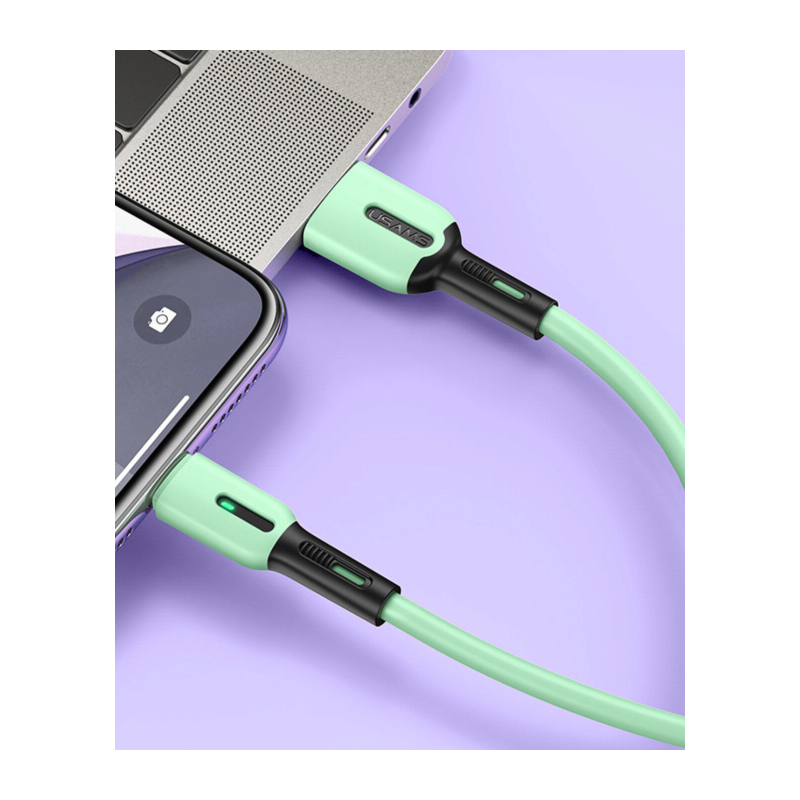 Дата-кабель Usams USB/Type-C SJ433 (мятный) USB/Type-C SJ433 (мятный) - фото 5