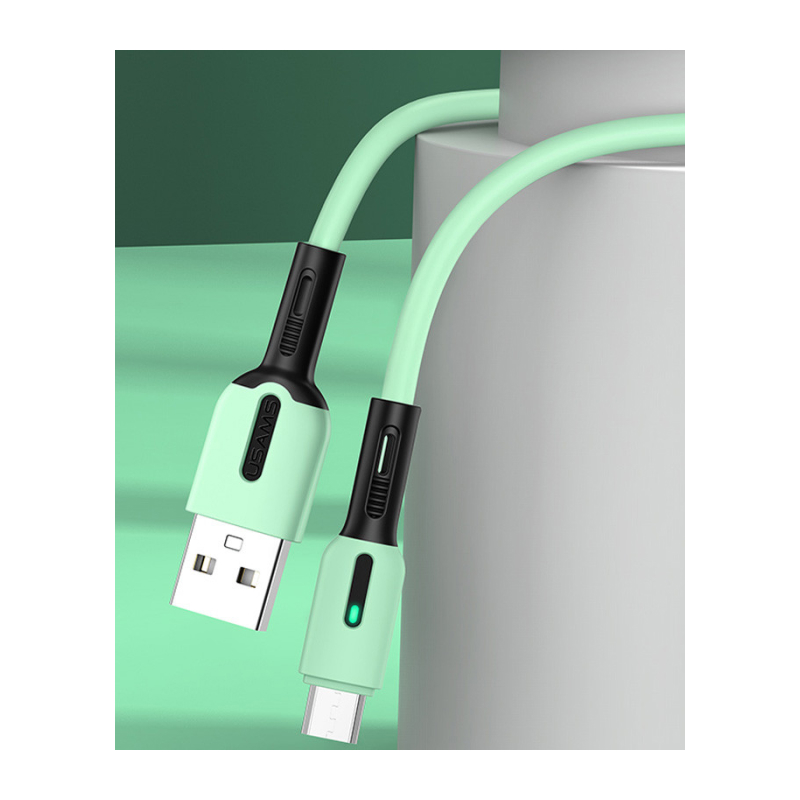 Дата-кабель Usams USB/micro USB SJ432 (мятный) USB/micro USB SJ432 (мятный) - фото 5