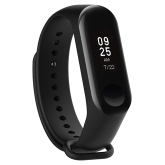 Силиконовый ремешок для Xiaomi Mi Band 3 Borasco Black Силиконовый ремешок для Xiaomi Mi Band 3 Borasco Black