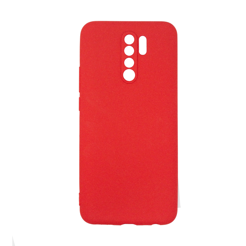 Fluff TPU Hard для Xiaomi Redmi 9 (красный)