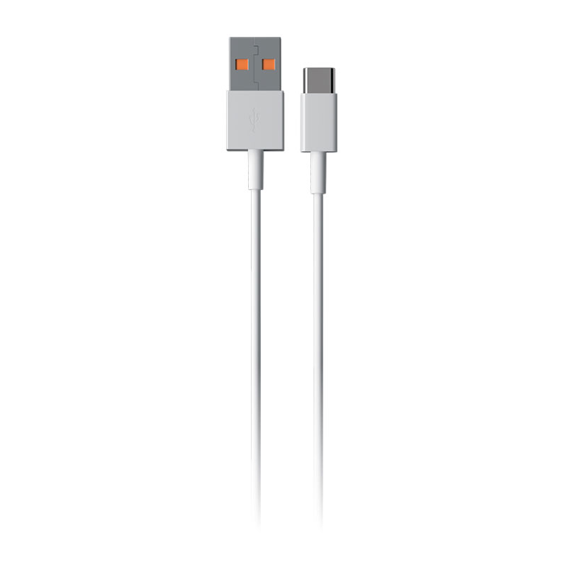 цена Дата-кабель Barn&Hollis USB - Type-C, 6А (белый)