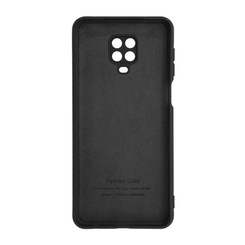 для Xiaomi Redmi Note 9 Pro/9S Microfiber Case (черный) фото 2