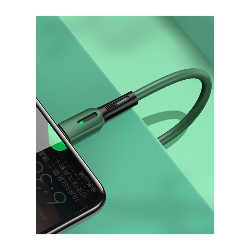 Дата-кабель Usams USB/Type-C SJ433 (зеленый) USB/Type-C SJ433 (зеленый) - фото 4