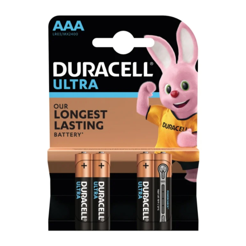 Duracell AAA LR03-4BL Ultra Power 4шт