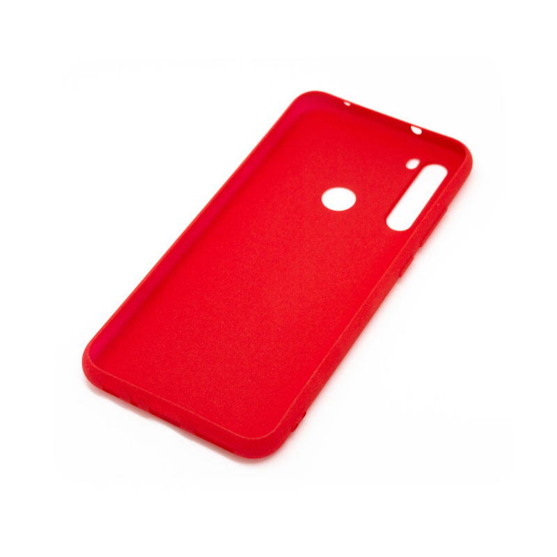 Fluff TPU Hard для Xiaomi Redmi Note 8T (красный) фото 2
