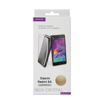 Накладка силикон iBox Crystal для Xiaomi Redmi 6A Накладка силикон iBox Crystal для Xiaomi Redmi 6A