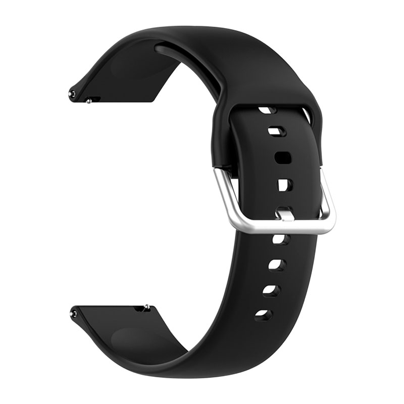 Сменный ремешок Xiaomi для cмарт часов универсальный 22 mm, силиконовый (черный)