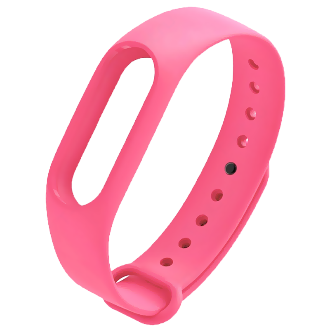 Силиконовый ремешок для Xiaomi Mi Band 2 розовый Силиконовый ремешок для Xiaomi Mi Band 2 розовый