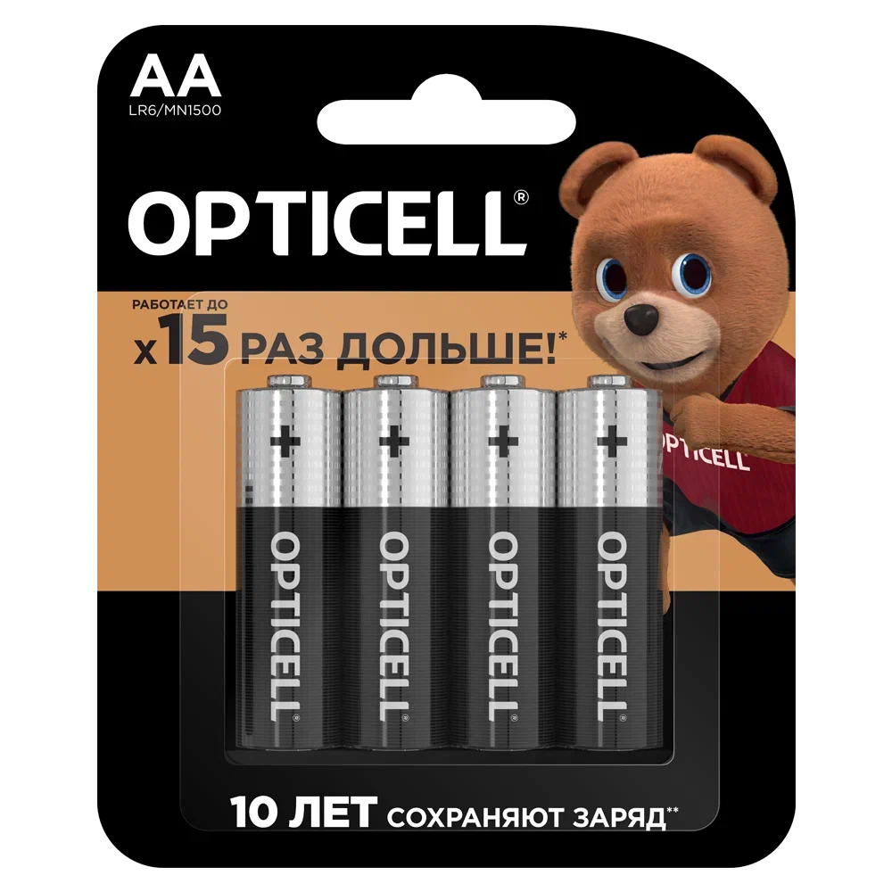 

Батарейки Opticell, Opticell Батарейки AA 4шт