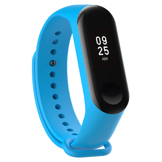 Силиконовый ремешок для Xiaomi Mi Band 3 Borasco Blue Силиконовый ремешок для Xiaomi Mi Band 3 Borasco Blue