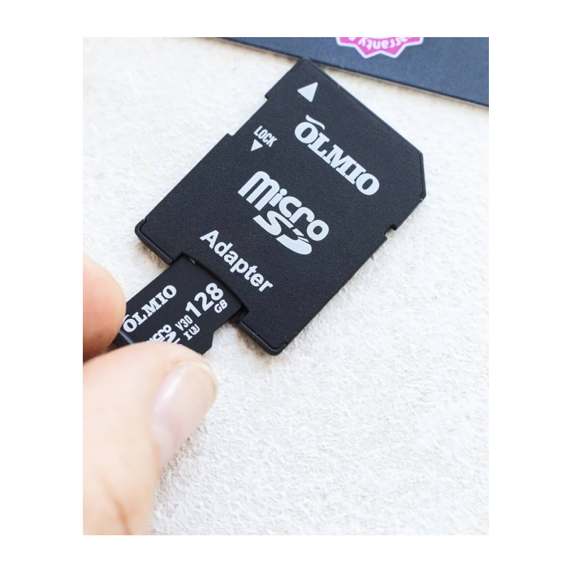 Карта памяти Olmio MicroSDXC 128GB V30, UHS-I Class 3 (U3) c адаптером MicroSDXC 128GB V30, UHS-I Class 3 (U3) c адаптером - фото 2