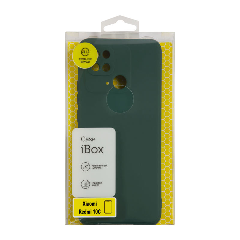 Чехол Red Line iBox Case для Redmi 10C с защитой камеры (зеленый) iBox Case для Redmi 10C с защитой камеры (зеленый) - фото 3