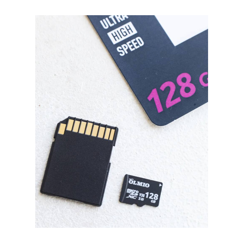 Карта памяти Olmio MicroSDXC 128GB V30, UHS-I Class 3 (U3) c адаптером MicroSDXC 128GB V30, UHS-I Class 3 (U3) c адаптером - фото 3