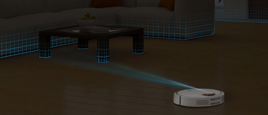 Mi Robot Vacuum строит виртуальную карту помещения
